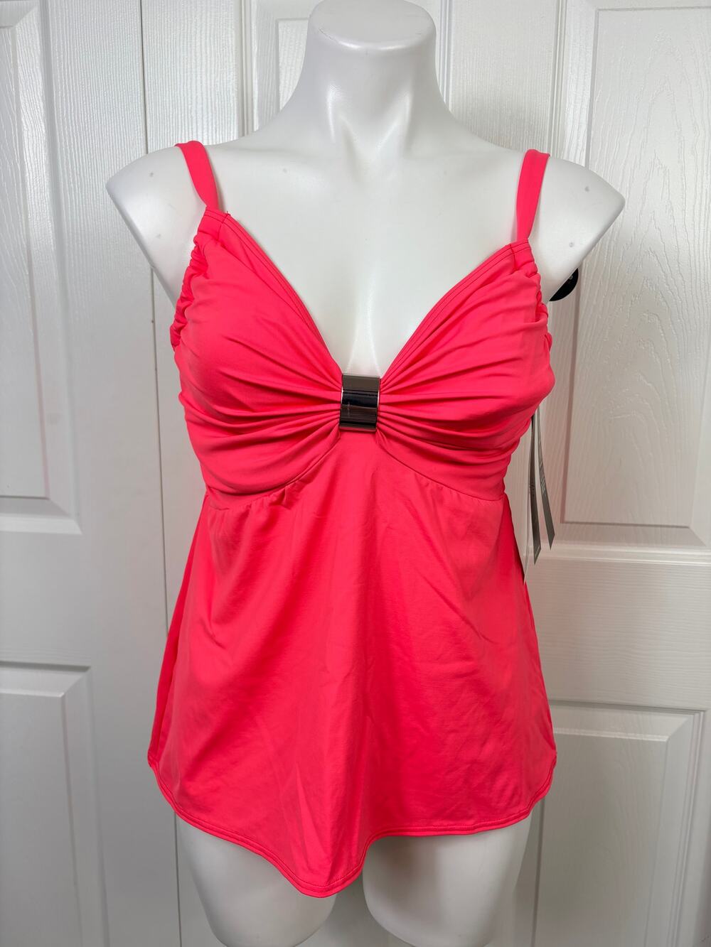 Coco Reef Signature Tankini Coral Underwire Size 36D NWT